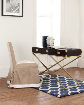 DAYTON CONSOLE TABLE leather