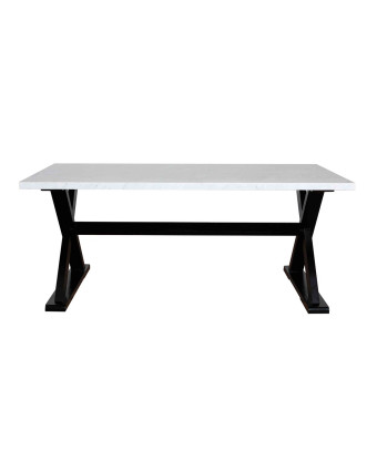 Logan X Dining Table Marble Top