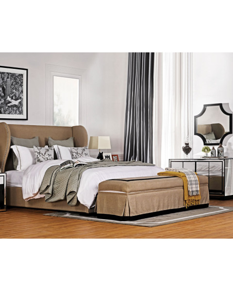 LOGAN BEDFRAME WITH HEADBOARD